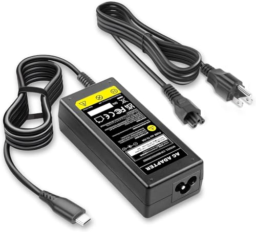 Universal Chromebook 65W USB-C Charger Type C Port Adapter, for Thinkpad/Yoga, Dell, Chromebook 3100, Latitude 5420, Acer, Google Series Type C Charger Fast Charging