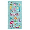 Let's Make Memories Personalized Beach Towel - Mermaid & Friends Pattern - Unique Pool Towel - 30”Wx60”L - Plush Microfiber Towel 41J5vcf3PjL. SS100