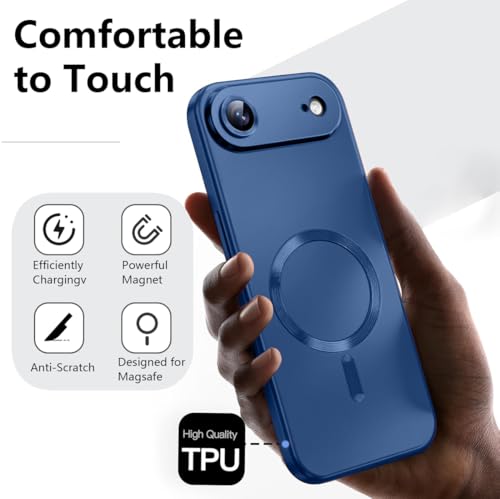 Coque antichoc iPhone Air MagSafe protégeant objectif et bouton
