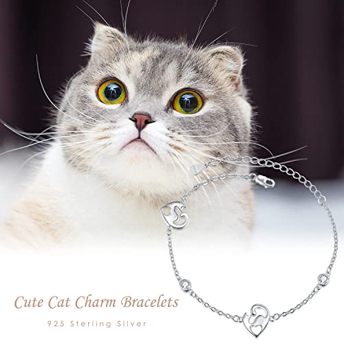 Palpitate Animal Heart Bracelet for Women 925 Sterling Silver Forever Love Jewelry Birthday Gifts for Women2