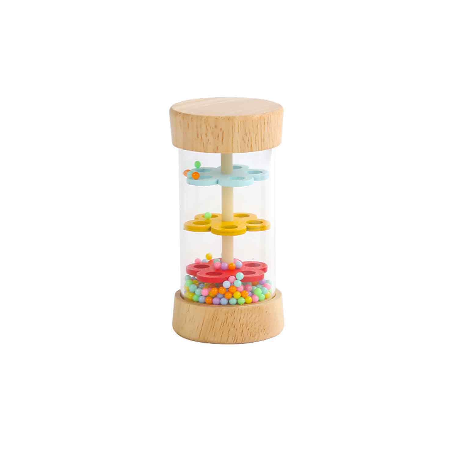 1 PCS Rain Drum, Portable Percussion Instrument with Soothing Rain Sounds, Multi-Sensory Relaxation Tool, Transparent Bead Design, Lightweight Musical Device for Home & Travel-image-26
