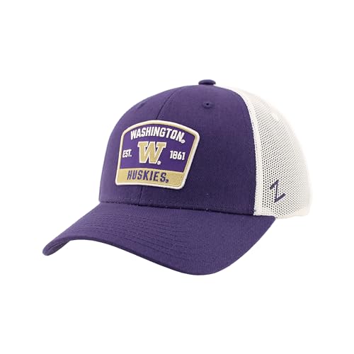 Gorra Snapback oficial Washington Huskies NCAA blanca miniatura 1