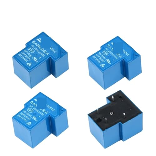 Relé SLA-24VDC-SL-A con alta capacidad de 30A y 4 pines para alta tensión estable