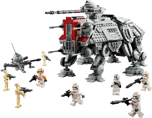 LEGO Star Wars 75337 Le Marcheur at-Te - Jeu de Construction - 3 Minifigurines du 212e Clone Trooper, Droïde Araignée & Figurines Droïdes de Combat - Cadeau pour Garçon dès 9 Ans & Fans
