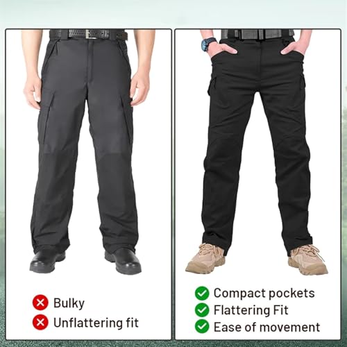 Rugstor Flexcamo - Tactical Waterproof Pants, Quick Dry Tactical Pants, Men’s Flex Camo Cargo Pants 5
