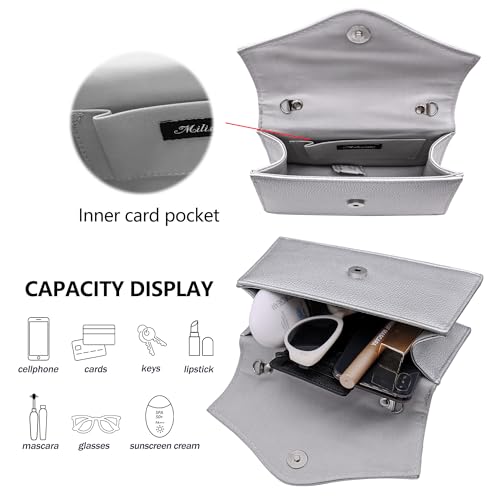 Image of Women's Evening Bag Bridal Party Clutch Purses Cocktail Prom Handbags with Patent Leather