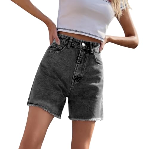 Short en jean déchiré confortable contre la chaleur estivale