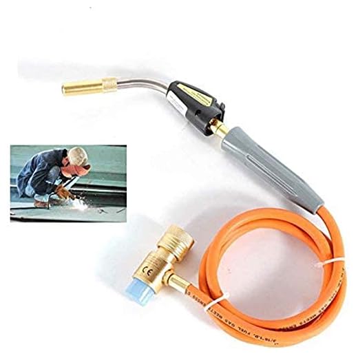 Mapp Gas Self Ignition Turbo Torch Brazing Propane Plumbing Hose