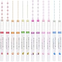 12PCS Rotuladores de Resaltado de Curvas, para Diario, Albumes
