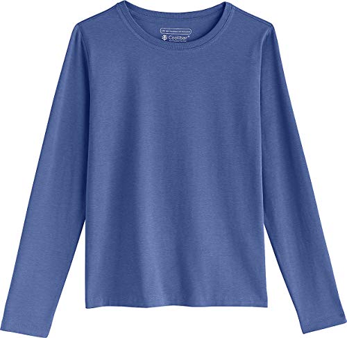 Coolibar UPF 50+ Kid's Coco Plum Everyday Long Sleeve T-Shirt - Sun Protective
