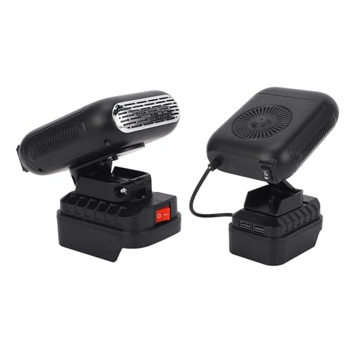 Asixxsix Chauffage d'appoint portable, température réglable de 30℃ à 80℃, chauffage silencieux, chauffage de bureau avec 90° Flip et 2 USB, pour bureau et dortoir