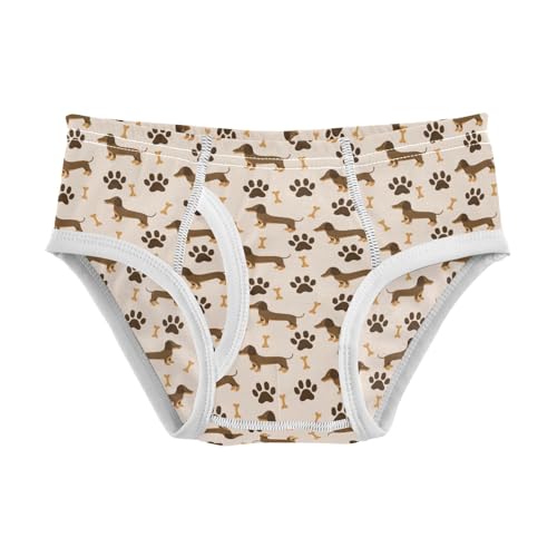 Boys' Exclusive Briefs Toddler Underwear 95% Combed Cotton Boxerbriefs 2T Dog Paw - Print Pattern 82