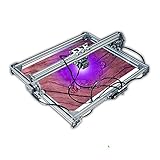 laser 3000mw mercadolibre Estructura metálica de alta calidad, resistente y resistente, superficie máxima de grabado de 65 x 50 cm.