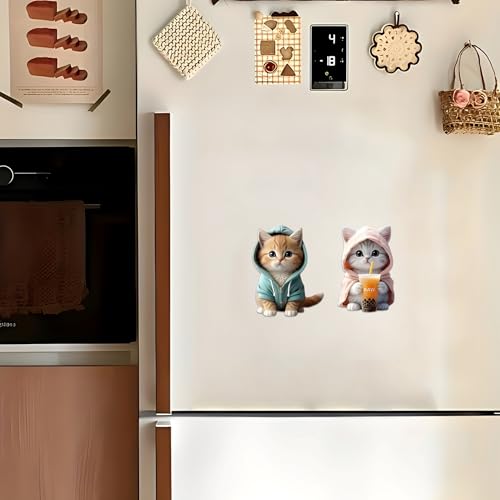 2 imanes decorativos de acrílico para nevera miniatura 4