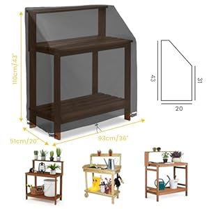 Outdoorgardenpottingbenchtablecoverwaterproofpottingbenchcoveruniversaloutsidegardentableforplanting36lx20wx43h Urban Country Home Decor Outdoor garden potting bench table cover waterproof potting bench cover universal outsidegarden table for planting 36 l x 20 w x 43 h urban country home decor