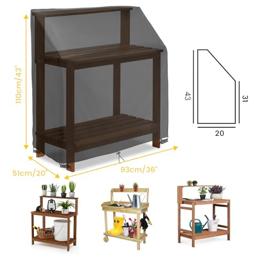 Outdoorgardenpottingbenchtablecoverwaterproofpottingbenchcoveruniversaloutsidegardentableforplanting36lx20wx43h Urban Country Home Decor Outdoor garden potting bench table cover waterproof potting bench cover universal outsidegarden table for planting 36 l x 20 w x 43 h urban country home decor