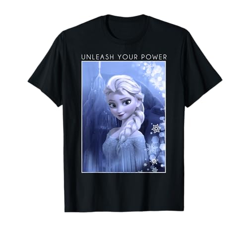 Poster du portrait d'Elsa La Reine des neiges de Disney T-Shirt