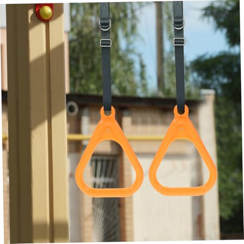 Anillas triangulares de gimnasia KOMBIUDA 2 piezas naranja miniatura 5