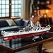 NUTCRACKER Battleship Bismarck Building Set for Adult, Large MOC Military World Missouri Battle Ship Model, Display Battleship Toy Building Set, Christmas Birthday Gift for Men Teens Boy (2228 Pieces)