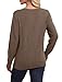 WIHOLL Womens Tops Dressy Casual Brown Sweater Maternity Clothes for Leggings Early Fall Fashion Coffee XL