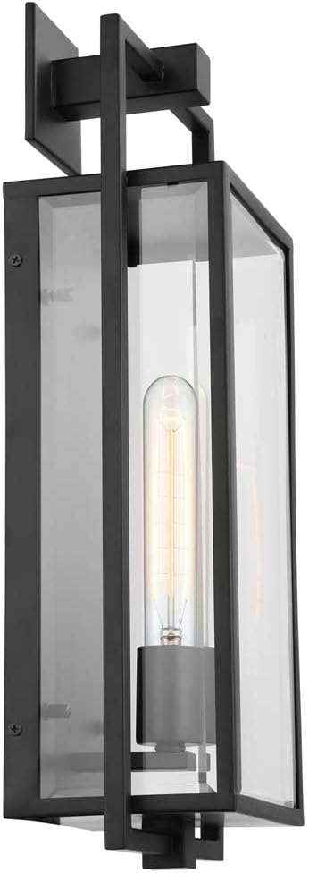 Nuvo Exhibit - 1 Light Outdoor Large Wall Lantern in Modern Style-20 Inches Tall and 8 Inches Wide