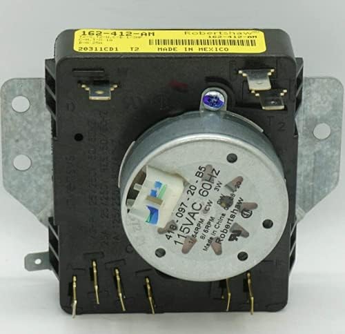 Mintu Timer Replacement For Kenmore 110.61202011 110.61202013 110.61252011 110.62342510 110.62342511 110.65102310 110.65132410 110.65132411 110.71202011 110.71202012 110.71202015 110.71252011 Dryer