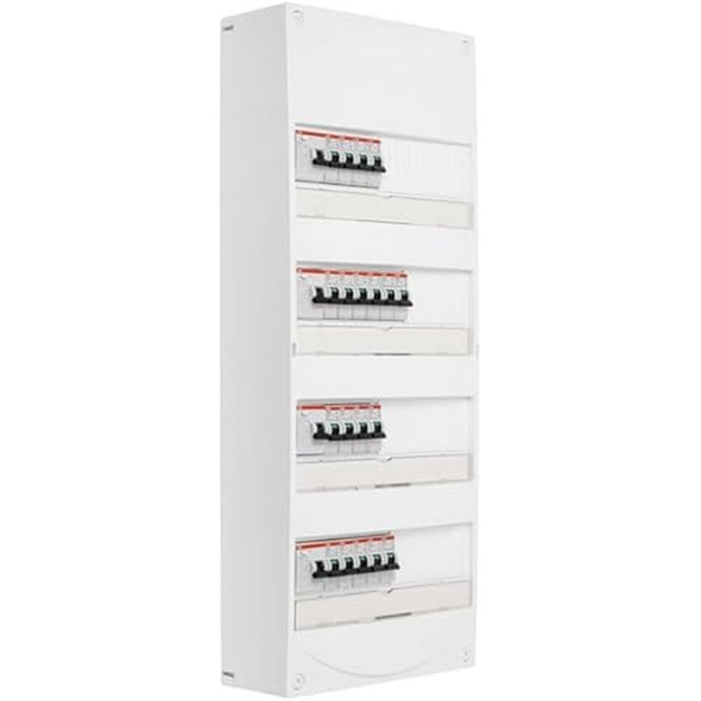 ABB Tableau 4 rangées pré-équipé 1 ID 40A + 3 ID 63A + 19 disjoncteurs