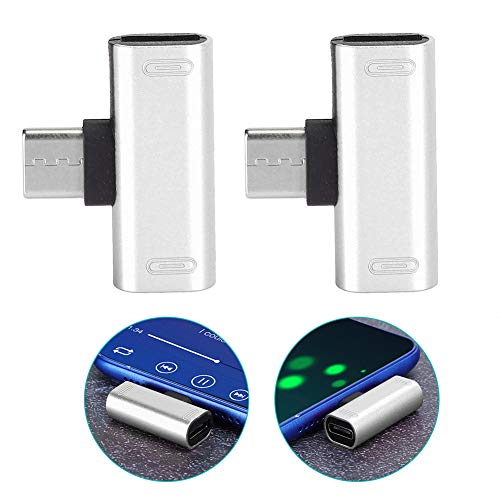 Stabiele Transmissie Aluminium Type-C Audio Charger USB-C Splitter, 2 stks Adapter, 2 In 1 Converter, voor Nubia (Zilver… - Image 6