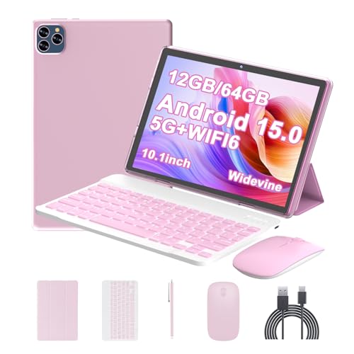 ICONLINK Android 15 Tablet 10 Inch, 12(3+9) GB RAM+64GB...