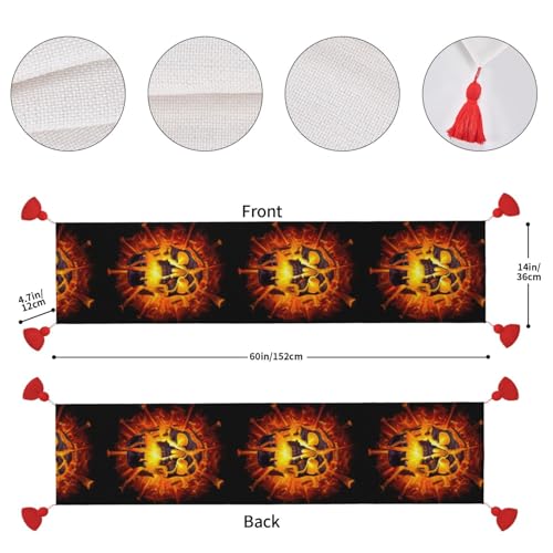 Chemin de table de Noël lavable pour protéger votre table de cuisine - 5