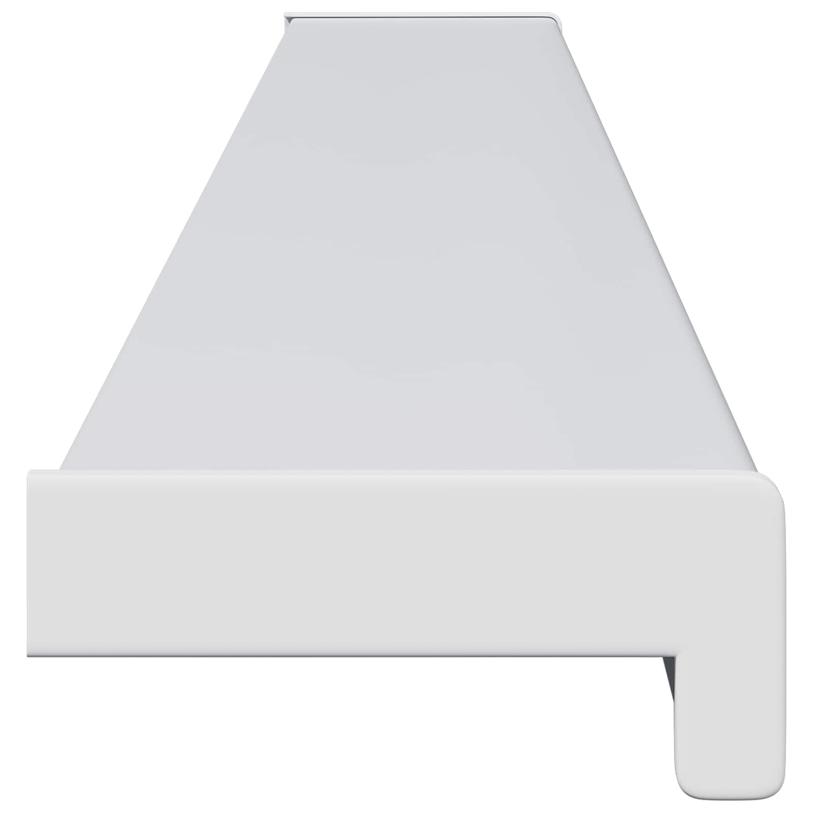 Parapet okienny, biały, 140 x 10 x 4,5 cm, z PCW, do użytku wewnątrz i na zewnątrz, trwały, odporny na działanie wody, łatwy do czyszczenia, łatwy montaż, wszechstronna dekoracja do salonu
