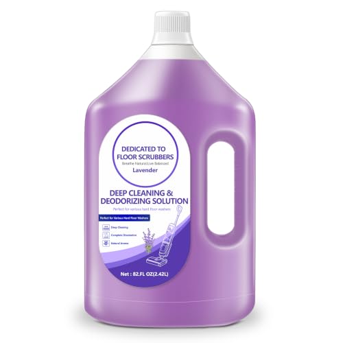 QKLYXEN Floor Cleaning Solution Compatible with Tineco 82 FL OZ Lavender Floor Cleaner Rich Long-lasting Fragrance For All Cordless Wet/Dry Vacuum Mop Cleaner & Robot Vacuums with Mopping