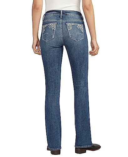 Silver Jeans Co. Women's Elyse Mid Rise Comfort Fit Bootcut Jeans3
