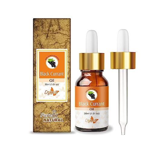Image of Crysalis Black Currant Oil 30 ml (1.01 fl oz) - Nutrient-Rich Seed Oil for Skincare, Haircare, DIY Formulations, Soaps & Cream Blends