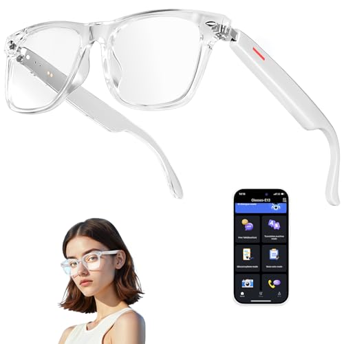 Domhong AI Smart Glasses and Men, Bluetooth Translation