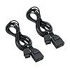 Mcbazel 1.8m Controller Extension Cable for Sega Genesis 1 Mega Drive (Pack of 2)