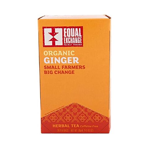 Equal Exchange Organic Caffeine Free Ginger Tea, 20-Count Cover