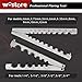 Wostore Flaring Tools Set 2 Flaring Bar for 15 Dies Sizes Eccentric Cone Refrigeration HVAC with Tube Cutter and Reamer