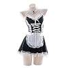 JasmyGirls Vrouwen Sexy Franse Meid Kostuum Anime Cosplay Lingerie Outfits Rollenspel Jurk Ondeugende Kant Schort