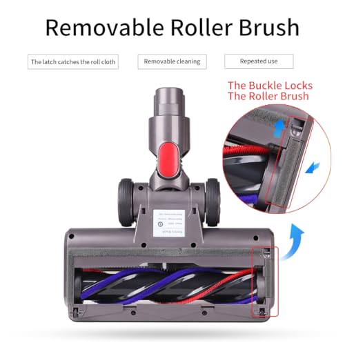 Cepillo para Dyson V10 V11 V15 ideal para limpiar bajo los muebles con luces LED 7