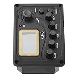 ecualizador guitarra electrica Esta pastilla tiene perillas de control de volumen, graves, medios, agudos y presión.