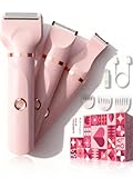Rasoir intime 3 en 1 pour femme : la tondeuse RAXMETRY pour femme dispose d'un design polyvalent avec 2 têtes de tondeuse corporelle (peigne de guidage de la longueur x 3) et 1 tête de tondeuse de rasage, parfaite pour l'entretien de différentes zones. Il dispose d'embouts spéciaux pour le rasage du corps, l'épilation du visage et les zones sensibles, offrant une épilation précise et confortable pour les bras, les jambes, le maillot et la lèvre supérieure.
