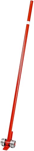 Miniatura 9 de VEVOR 3T Prylever Bar - Barra de palanca de palanca de acero con capacidad de 6600 libras, resistente con ruedas Prylever con mango de 6 pies de