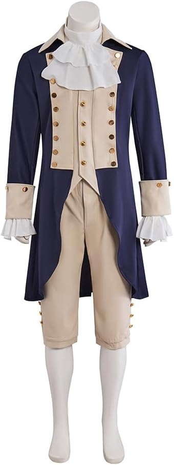 Men's Hamilton Costume President Cosplay Suit Musical Uniform Colonial Outfit