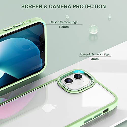 ULAK Funda para iPhone 11, Carcasa a Prueba de Golpes de Estuche Parachoques de Resistente Caso de protección Suave de TPU para Apple iPhone 11 - Verde - Imagen 3