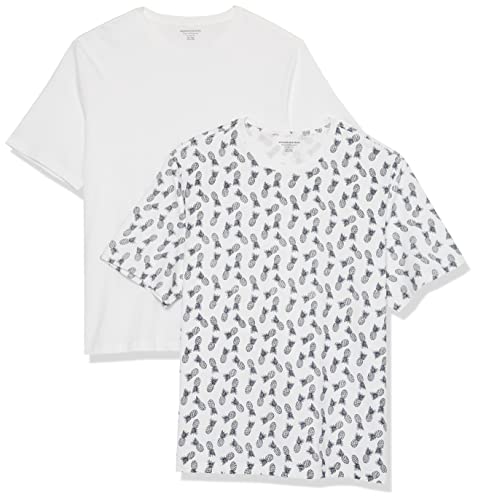 Image of Amazon Essentials Men's Short-Sleeve Crewneck T-Shirt, Pack of 2