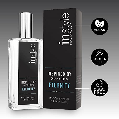 Instyle Fragrances - Eternity - Cologne For Men - Never Tested On Animals - 3.4 Fluid Ounces(Pack Of 1) #TOP4