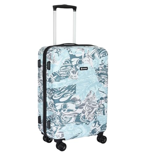 Image of NOVEX Ranger 24-Inch Trolley Suitcase for Men & Women | Polycarbonate Hard Shell Luggage Anti-Theft Zippers | Ideal for Office Trips, Travel & Weekend Getaways | Grey