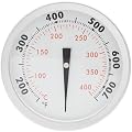 DcYourHome Replacement Thermometer 67088 67731 for Weber GS4 genesis ii & Genesis 300 and Summit Series Grills Weber E-330 E-315 E/S-310 E/S-410 Genesis Parts, 2-3/8" Diameter, Center Mount, 200F-700F