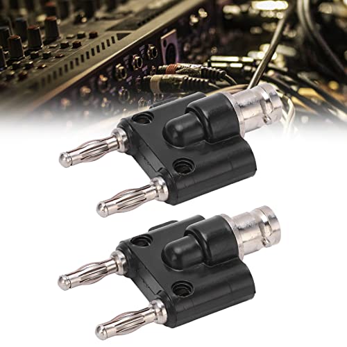 Ganhe flexibilidade na conexão de seus equipamentos com o Kaufpart 2PCS 4mm Banana Plug Conector - A